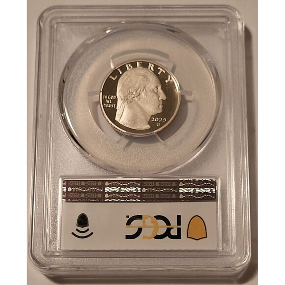 2025 S Clad Ida B Wells Quarter PR70 DCAM PCGS FS Made in USA Label - Picture 2 of 2